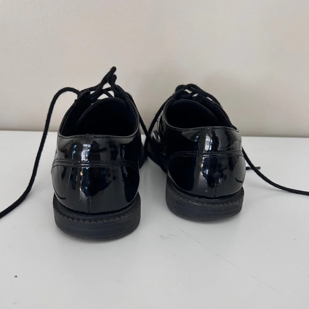 Black Glossy Dress Shoes for Boy